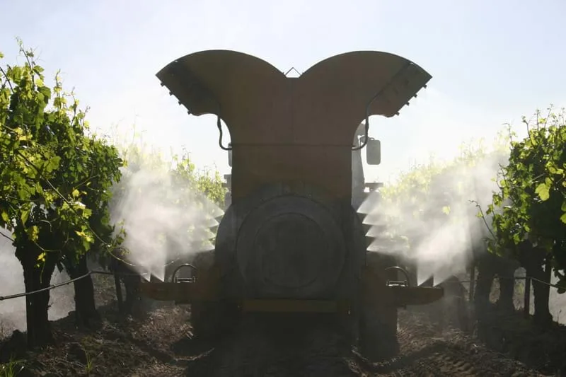 Air-O-Fan orchard sprayer