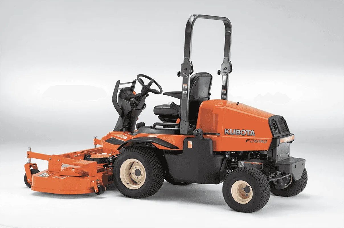Kubota F2690 front-mount mower; representative F Series image