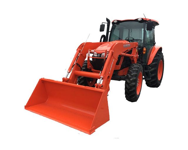 Kubota M5 utility tractor product image on a white background