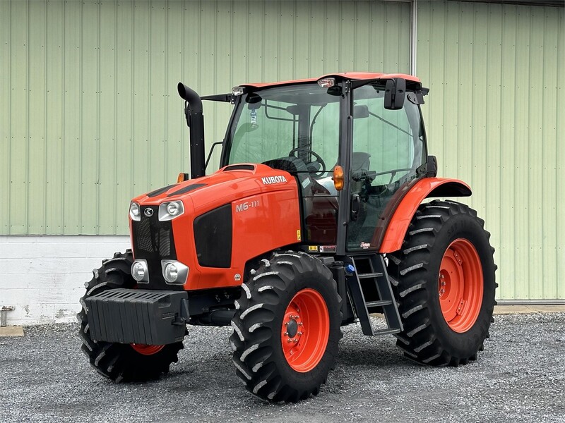 Kubota M6 tractor with front loader
