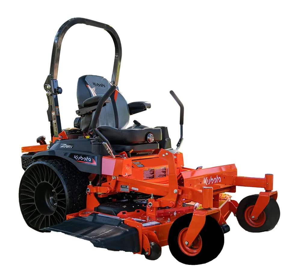 Kubota Z781i commercial zero-turn mower in the X Tweel airless-tire configuration; representative of the Z781KWi-54