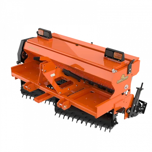 Land Pride APS15 seeder on a white background