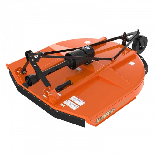 Land Pride RCR18 rotary cutter on a white background