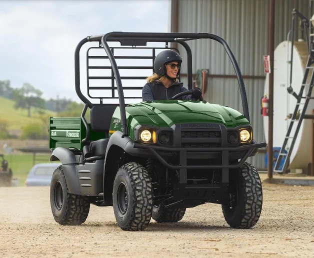 Kawasaki MULE SX two-passenger utility vehicle at a work site