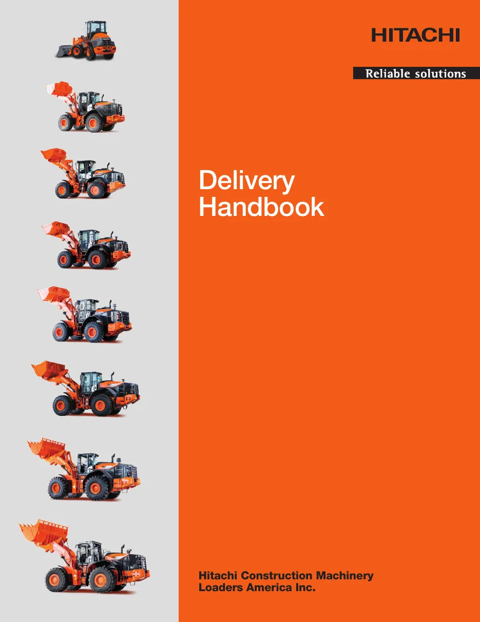 Cover of Hitachi Wheel Loader Delivery Handbook