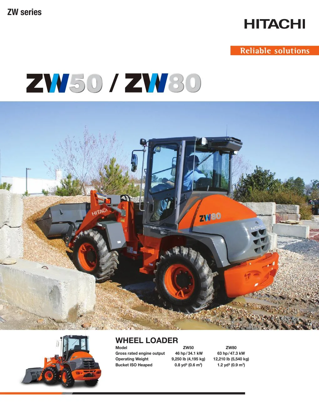 Cover of Hitachi ZW50 & ZW80 (2018)