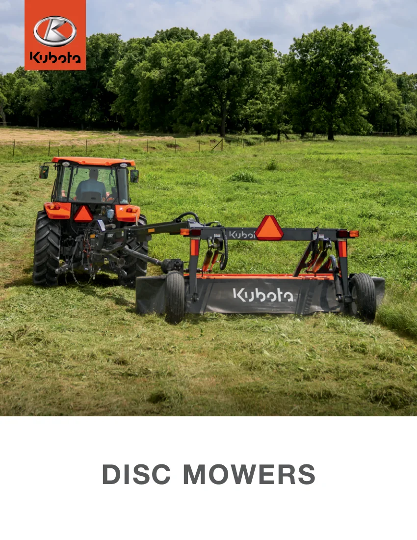 Cover of Kubota DM Disc Mowers