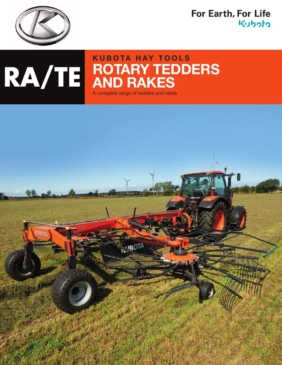 Cover of Kubota Rotary Tedders and Rakes
