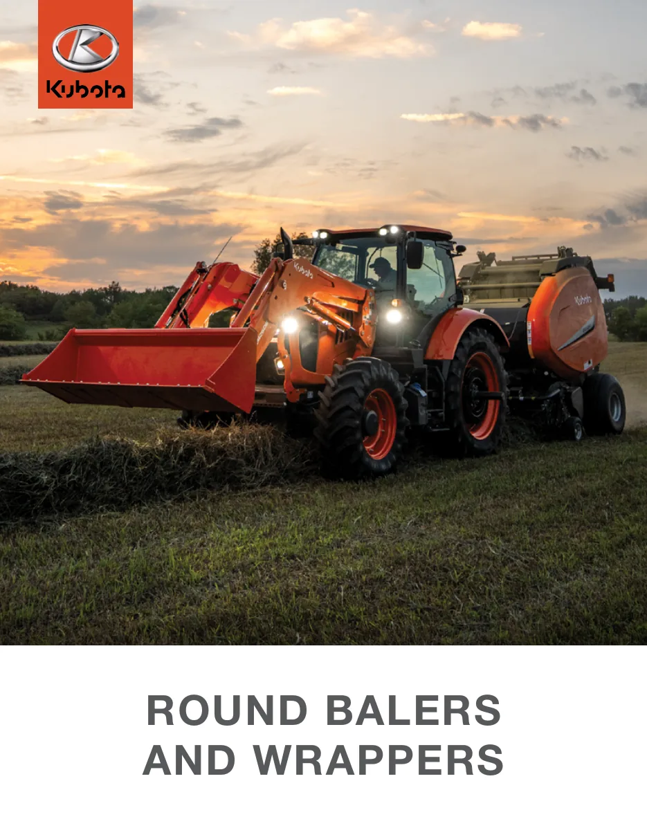 Cover of Kubota Round Balers and Wrappers