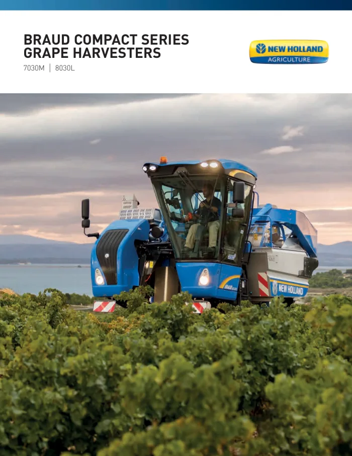 Cover of New Holland Braud Compact Grape Harvesters