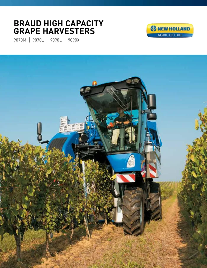 Cover of New Holland Braud High-Capacity Grape Harvesters