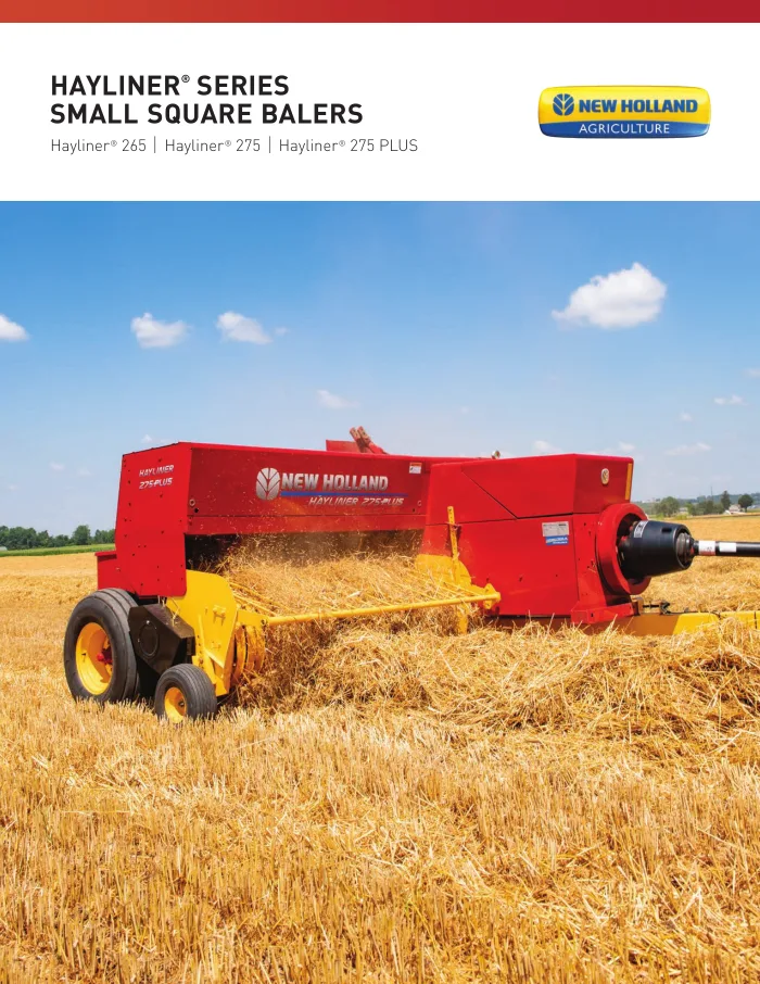 Cover of New Holland Hayliner Small Square Balers