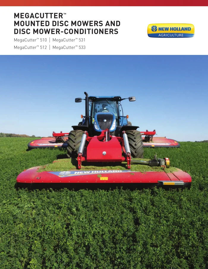 Cover of New Holland MegaCutter Disc Mowers and Mower-Conditioners