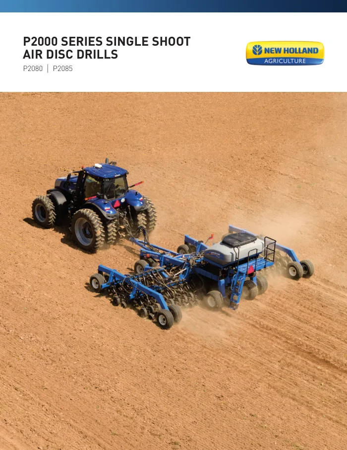 Cover of New Holland P2000 Air Disc Drills