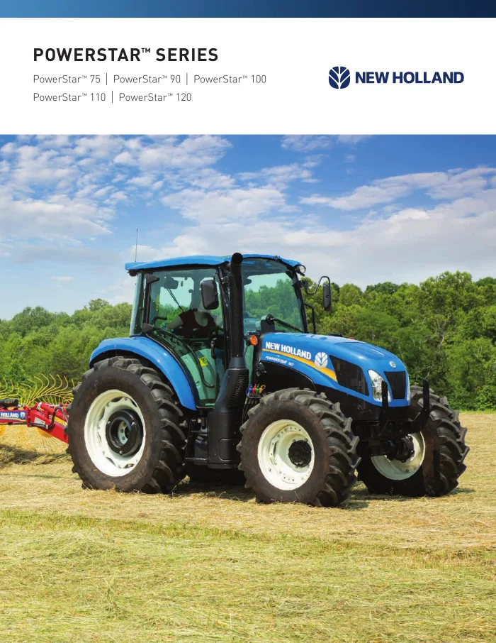 Cover of New Holland PowerStar 75–120 Tractors