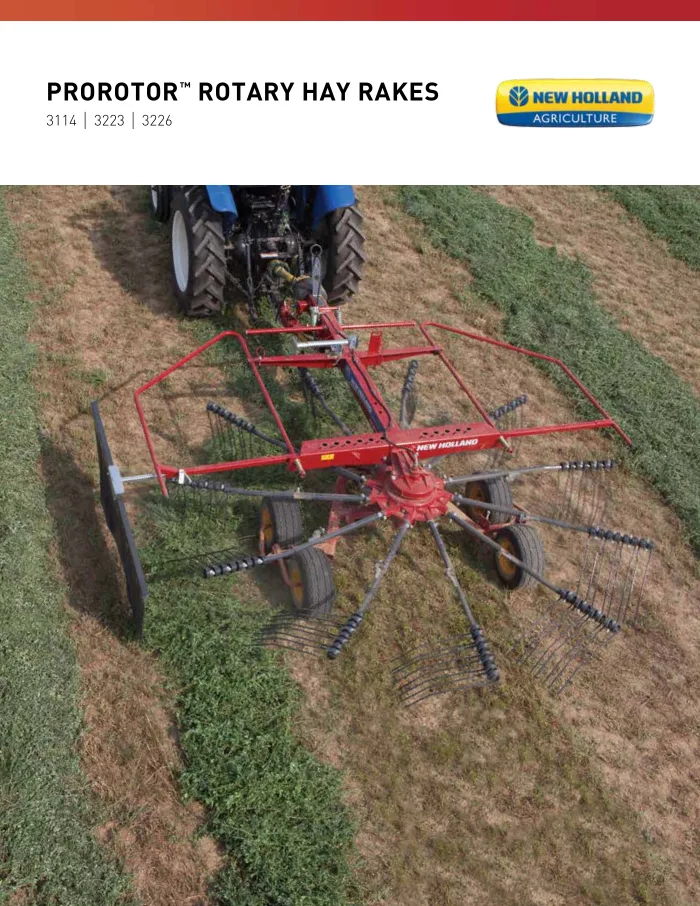 Cover of New Holland ProRotor Rotary Rakes