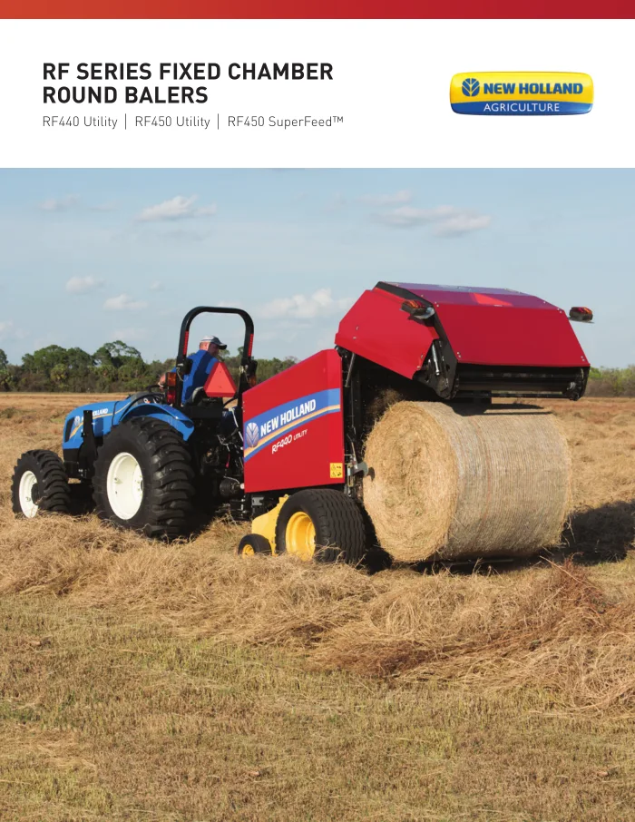 Cover of New Holland RF Fixed Chamber Round Balers
