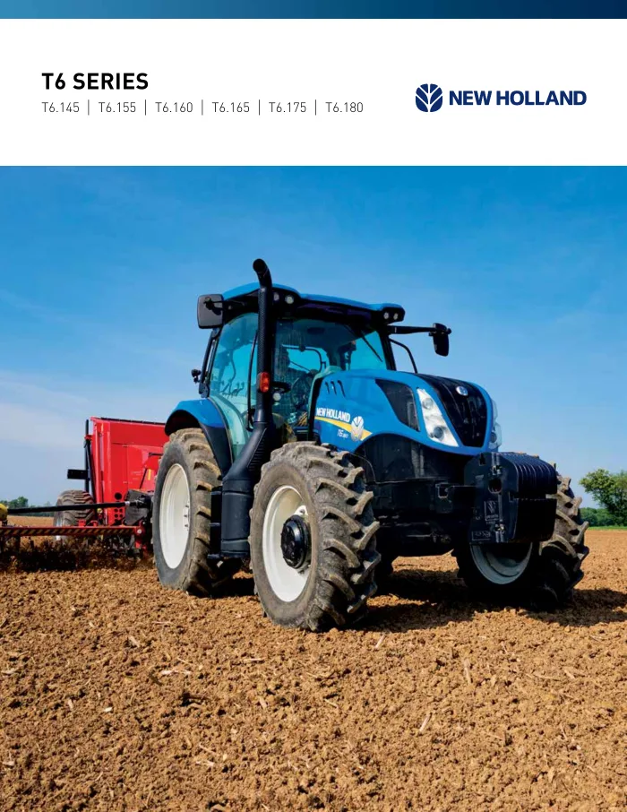 Cover of New Holland T6 Series Tractors
