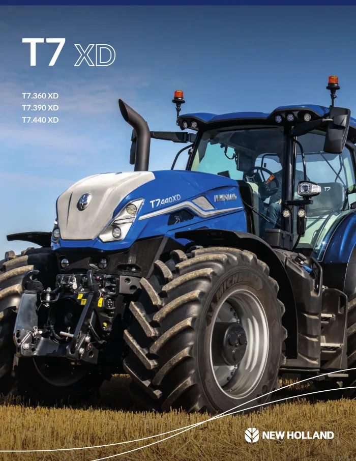 Cover of New Holland T7 XD Series Tractors