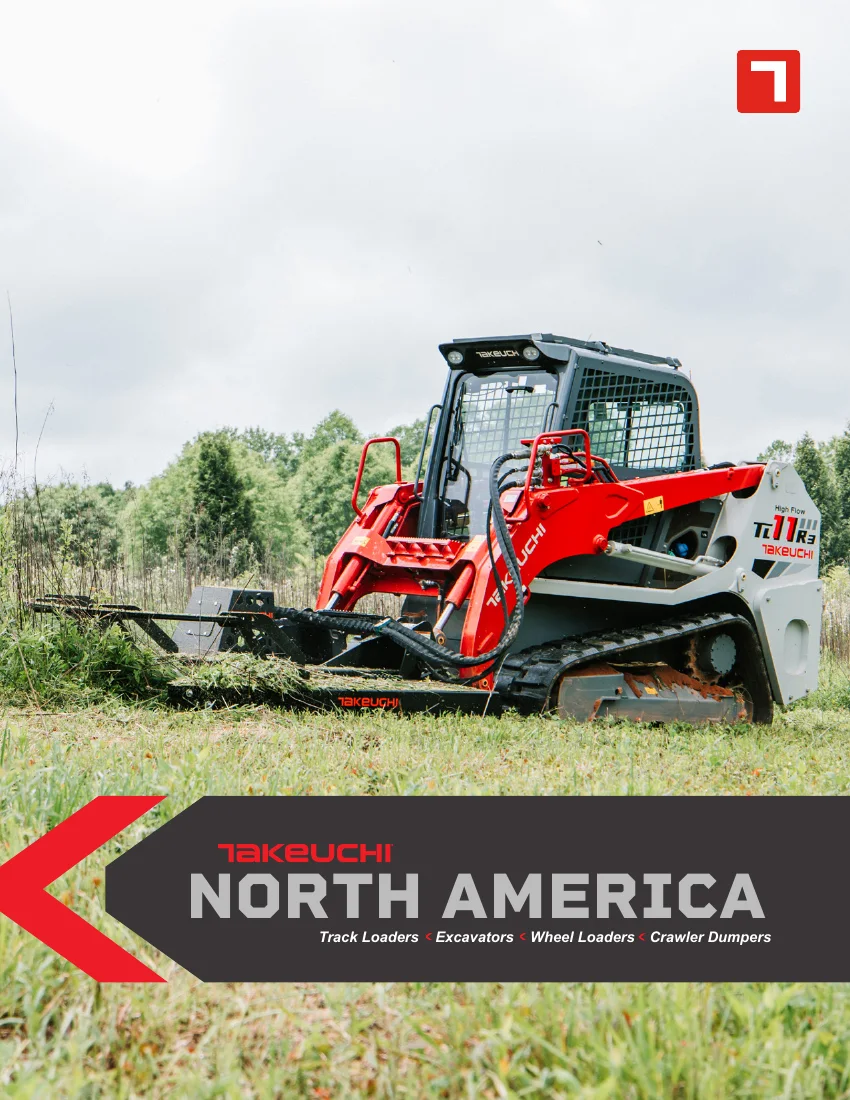 Cover of Takeuchi North America Full-Line Brochure