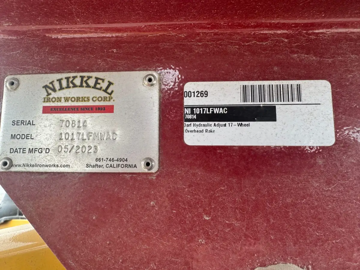Actual stock photo 2 of Nikkel Iron Works 1017LFMWAC, stock 001269