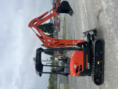 Actual stock photo of Kubota Construction U17VR1, stock 004455