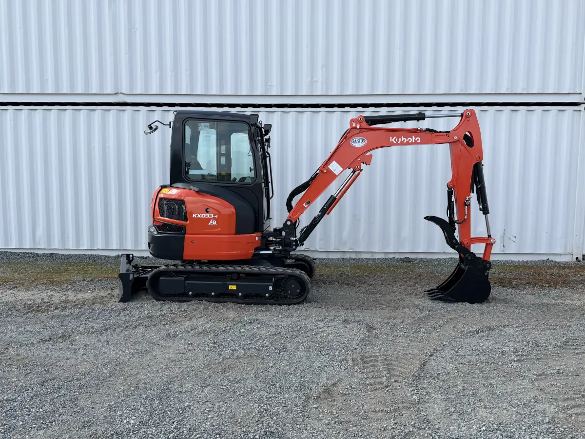 Actual stock photo 2 of Kubota Construction KX033-4R3A, stock 021458