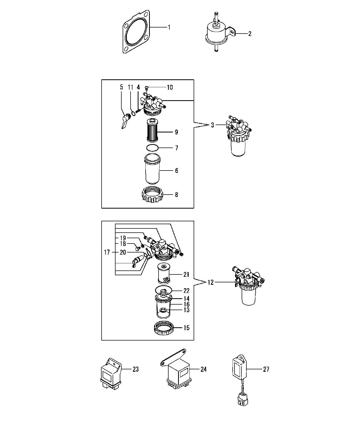 Hitachi LANDCROS ZX26U-5N periodic replacement drawing, Accessory