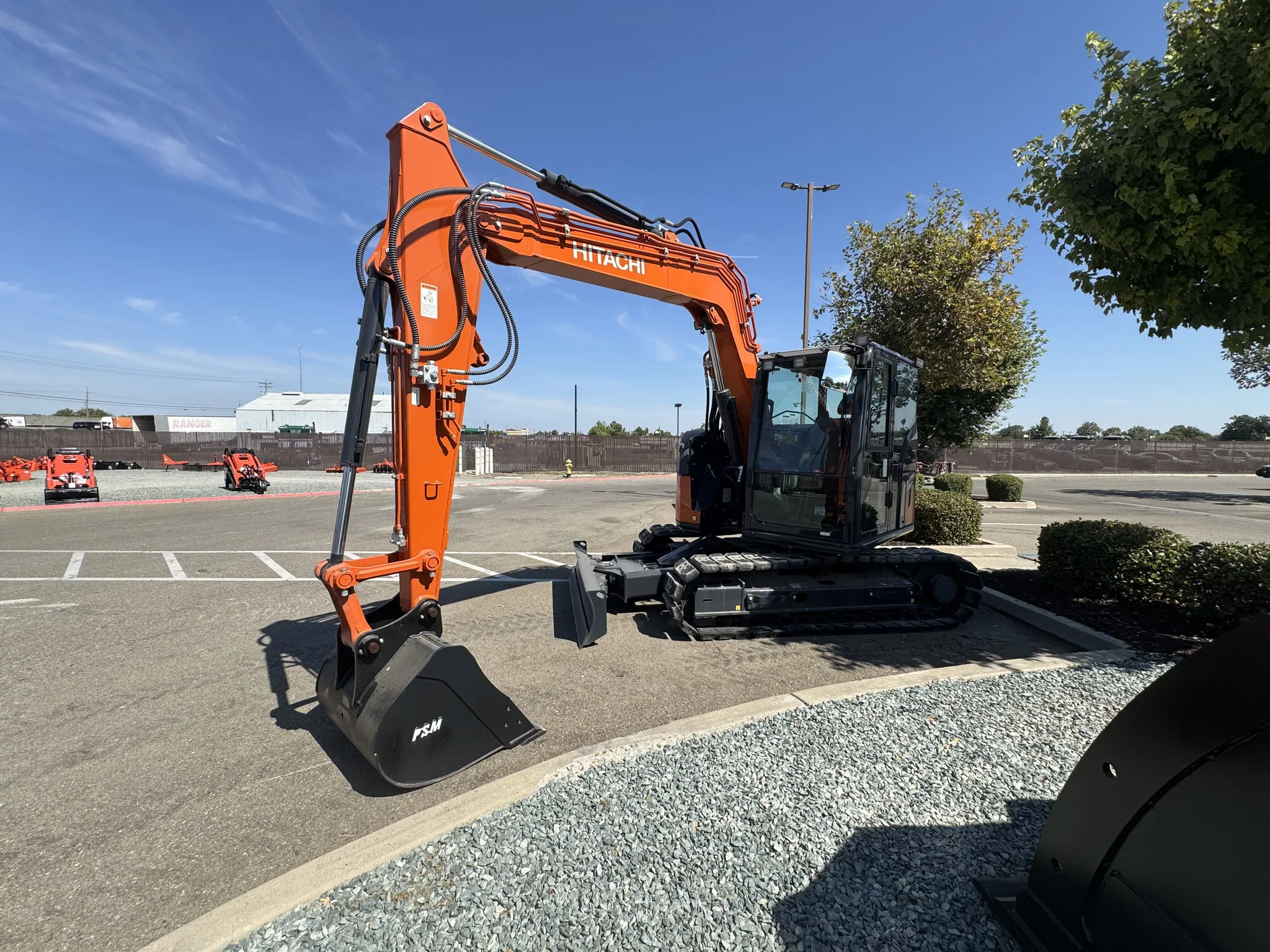 Actual stock photo of Hitachi LANDCROS ZX75US-7N, stock 007773