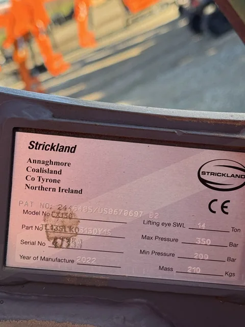 Actual stock photo 4 of 2022 Hitachi LANDCROS ZX135US-6, stock AA6977
