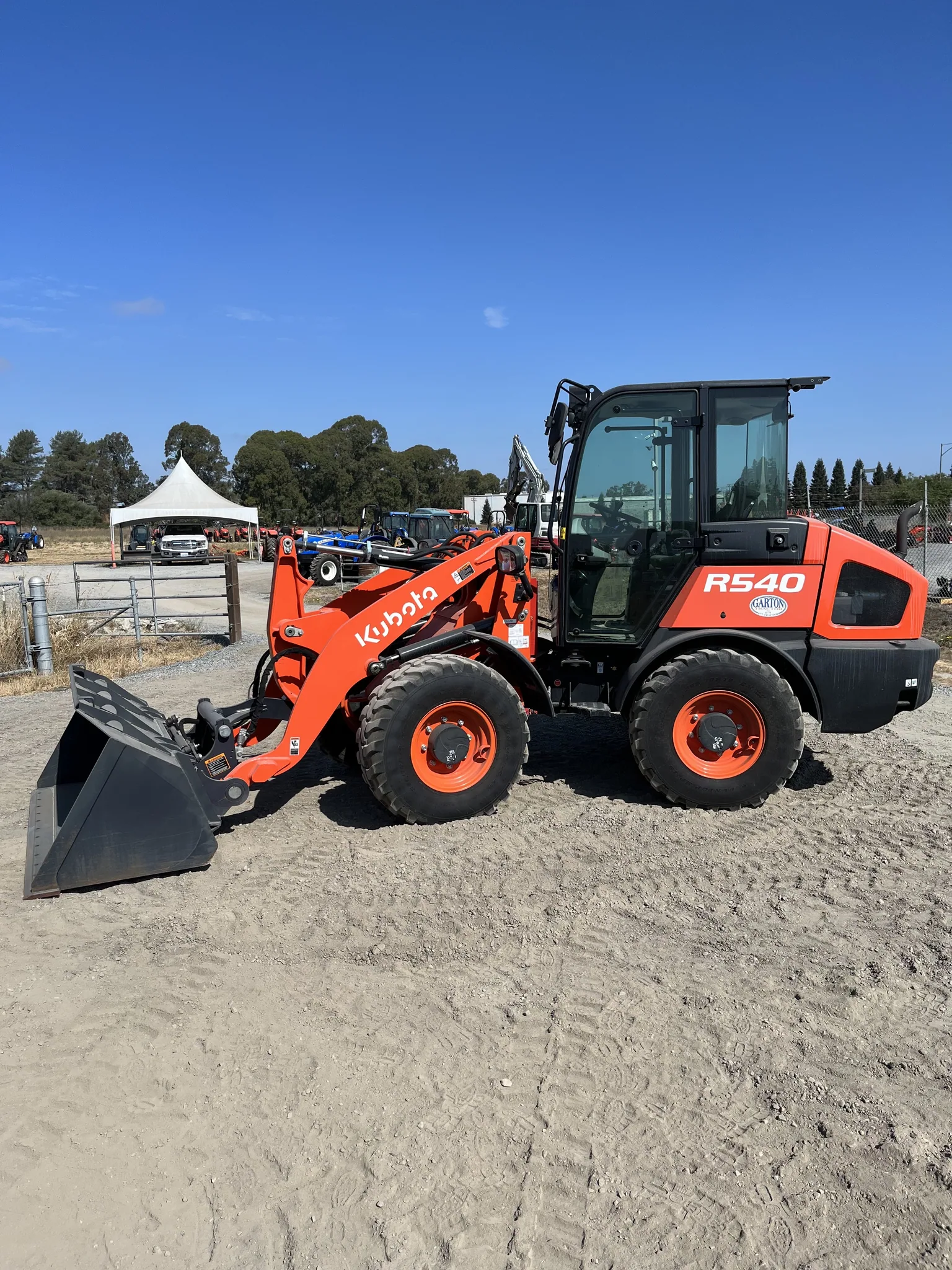 Actual stock photo of Kubota Construction R540R43, stock KC0315