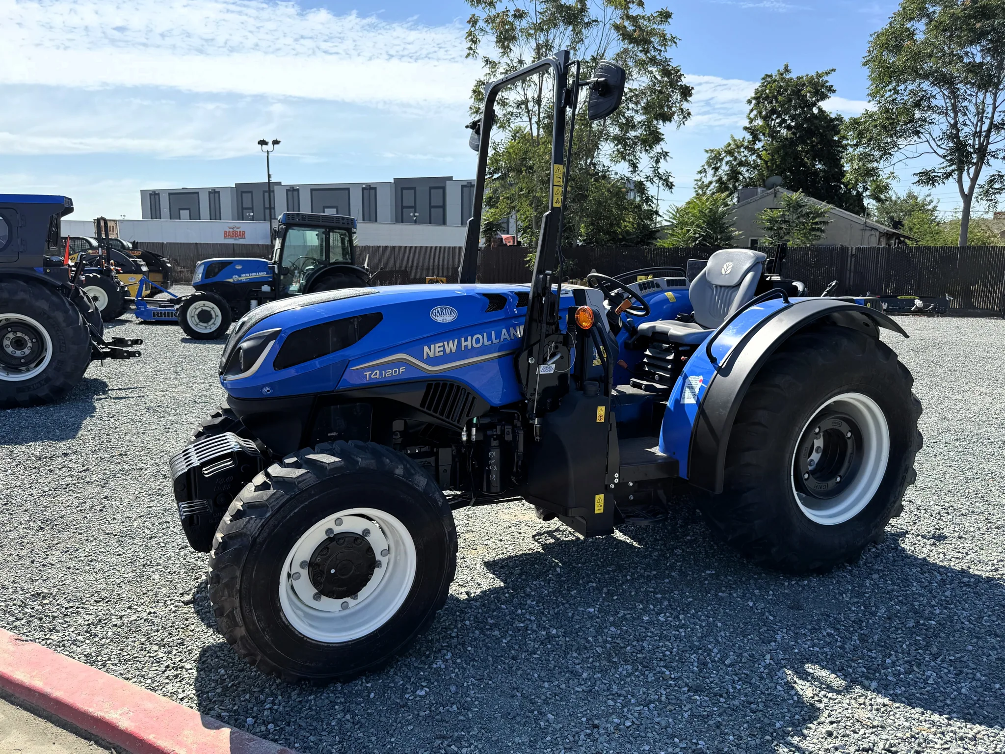Actual stock photo of New Holland T4.120F T4B, stock 022235