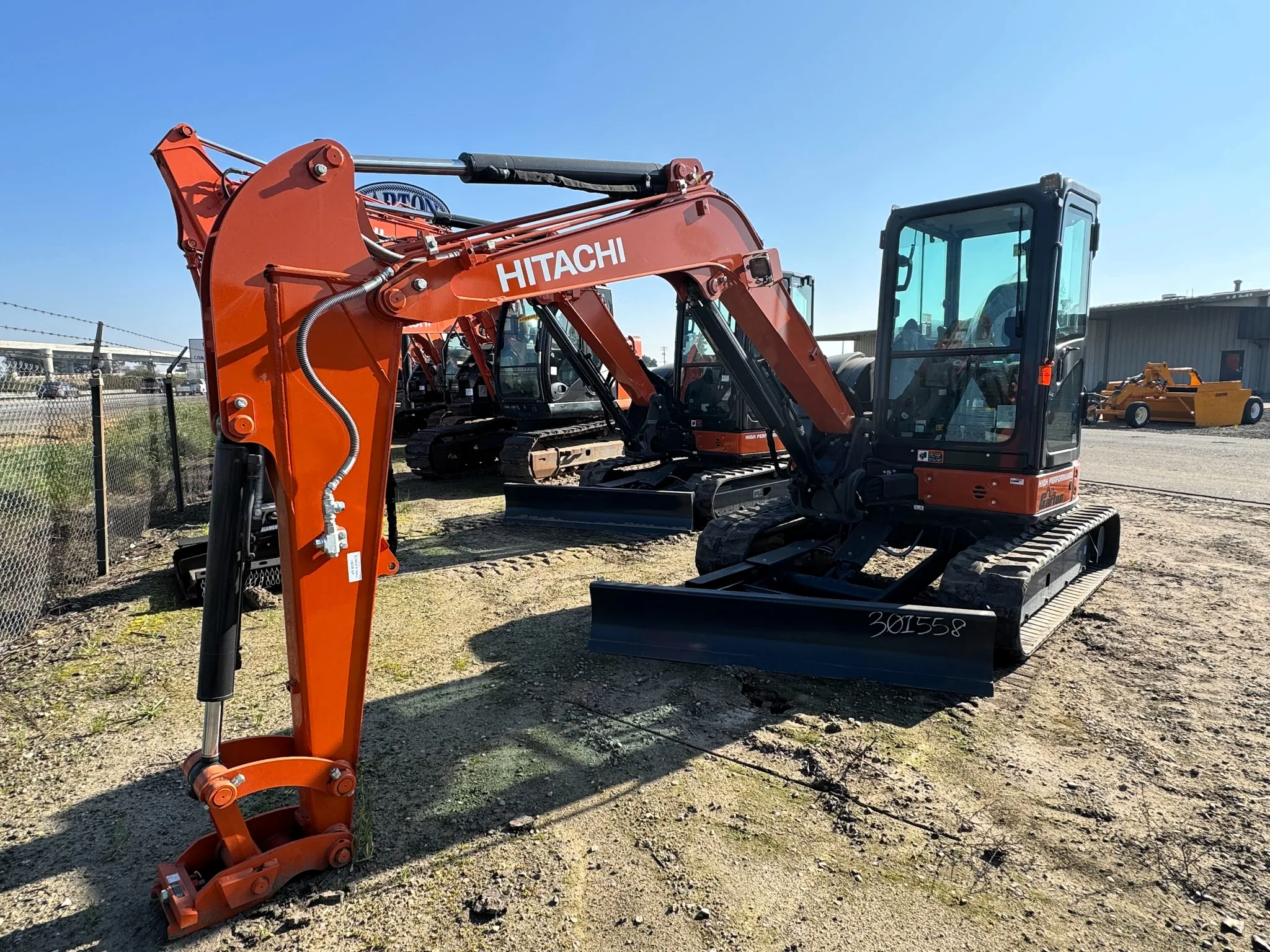 Actual stock photo of Hitachi LANDCROS ZX50U-5N, stock 023260