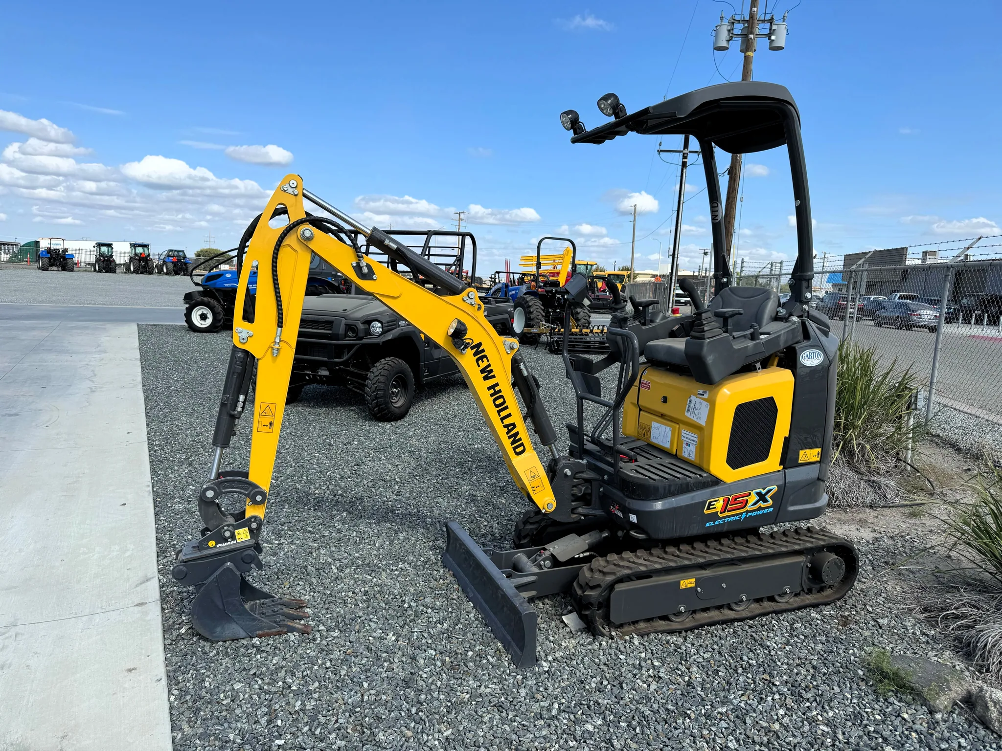 Actual stock photo of New Holland E15X, stock 004729