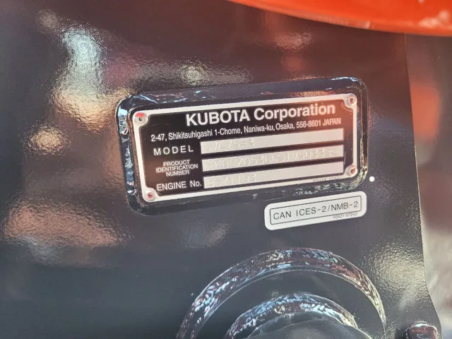 Actual stock photo 2 of Kubota Construction SVL75-3HFWVR, stock 025191