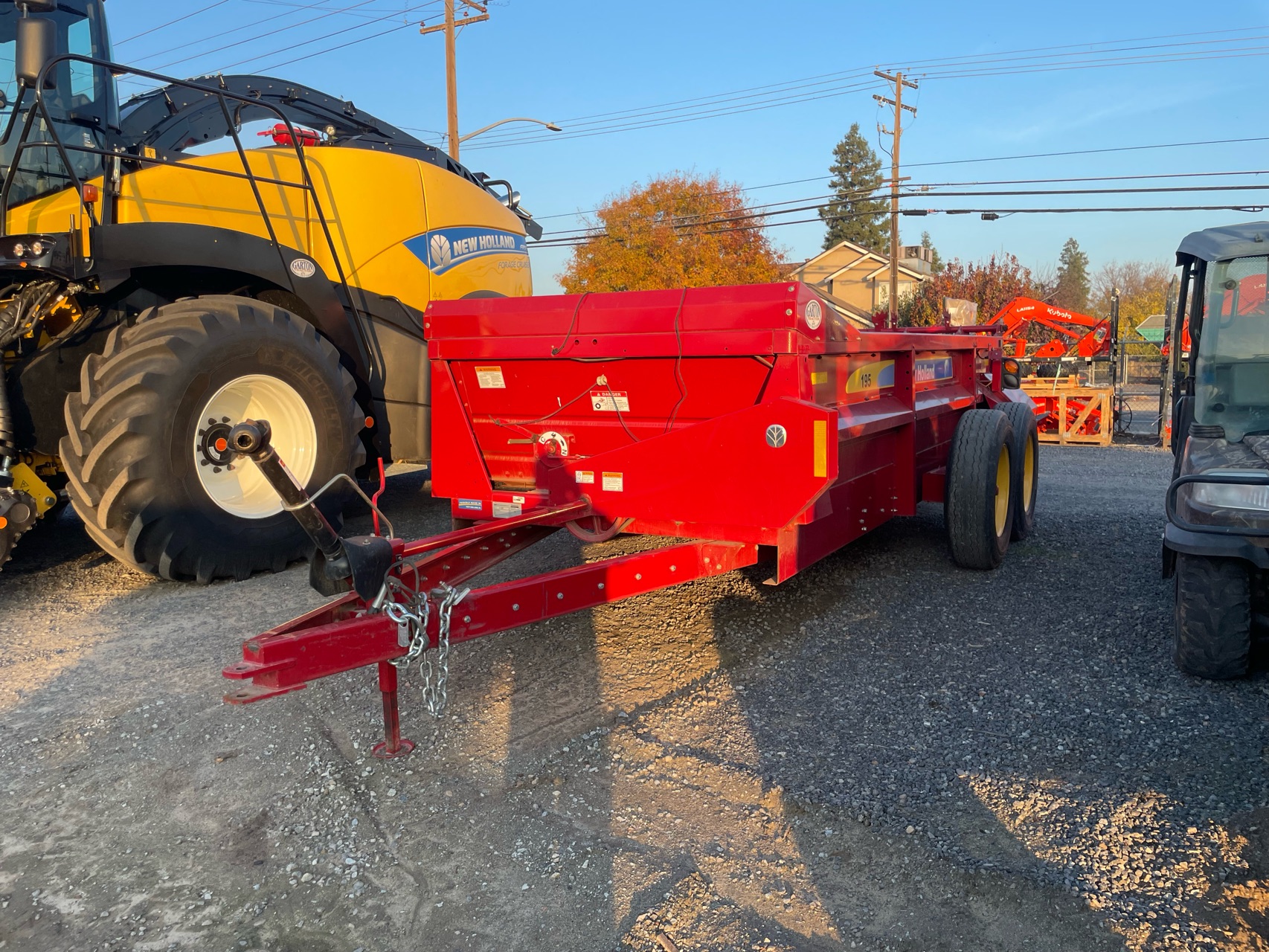 Actual stock photo of New Holland 195MBS, stock N90953