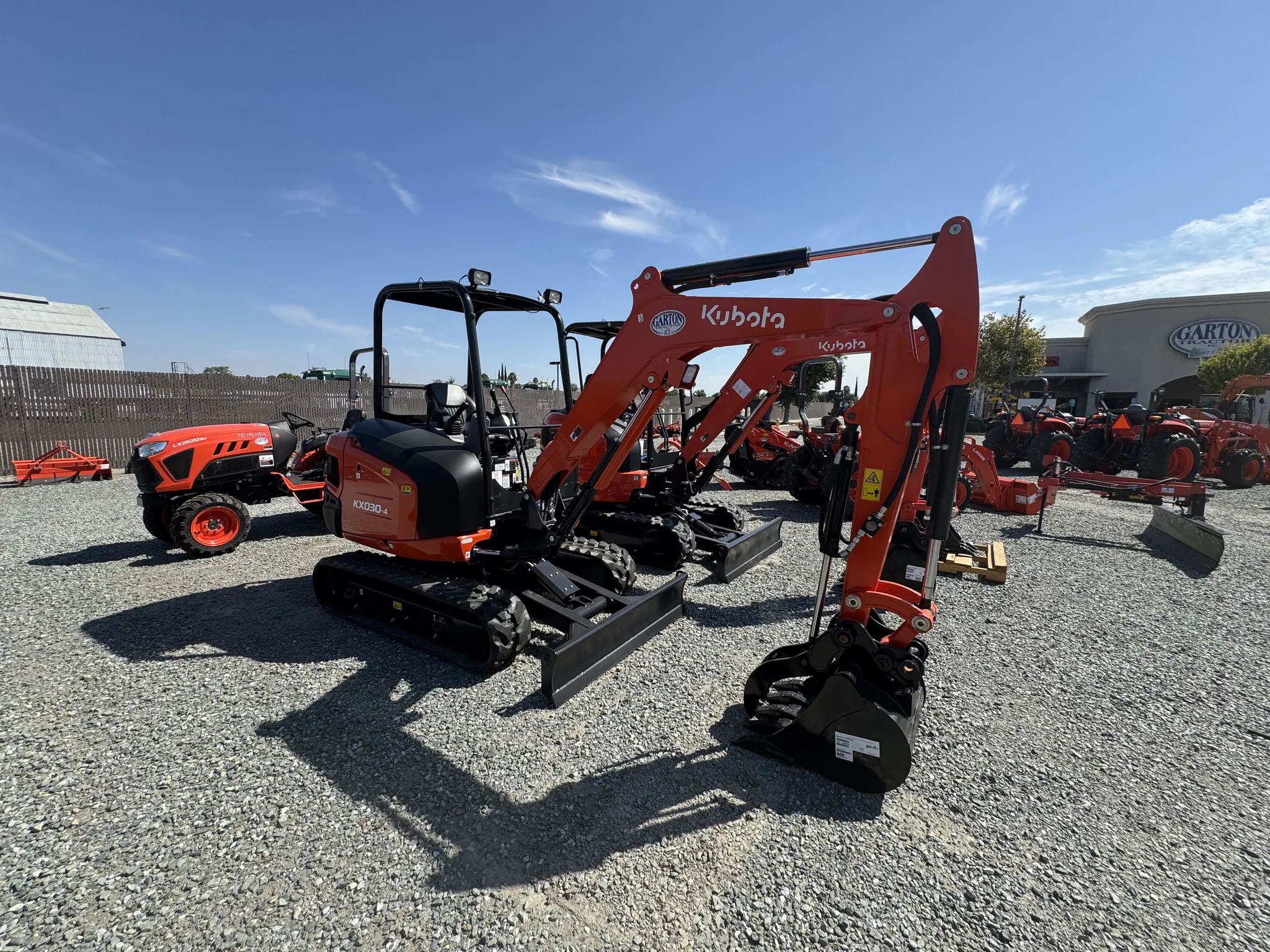 Actual stock photo of Kubota Construction KX030-4R1, stock 025733
