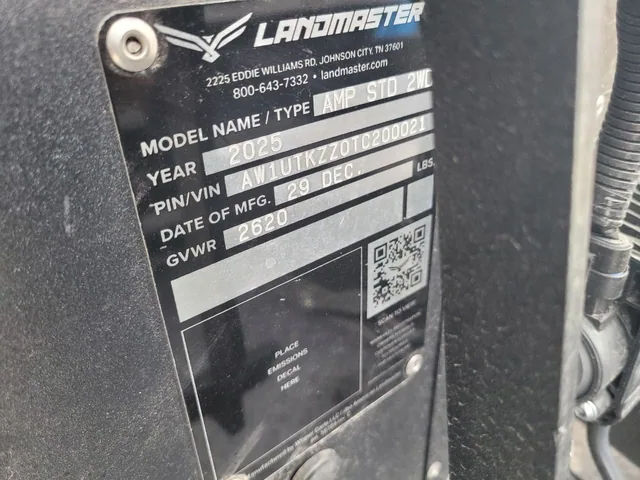Actual stock photo 2 of 2025 Land Master AMP (4X2), stock 024105
