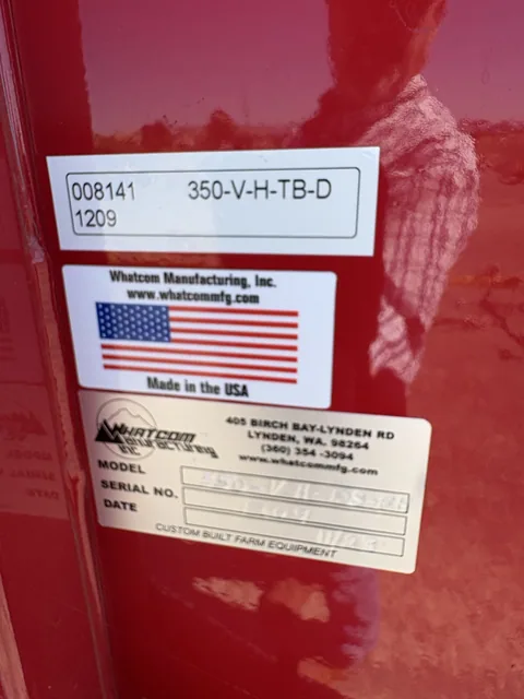 Actual stock photo 4 of Whatcom 350-V-H-TB-D, stock 008141