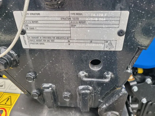 Actual stock photo 2 of 2025 New Holland T4.120F T4B, stock 021848