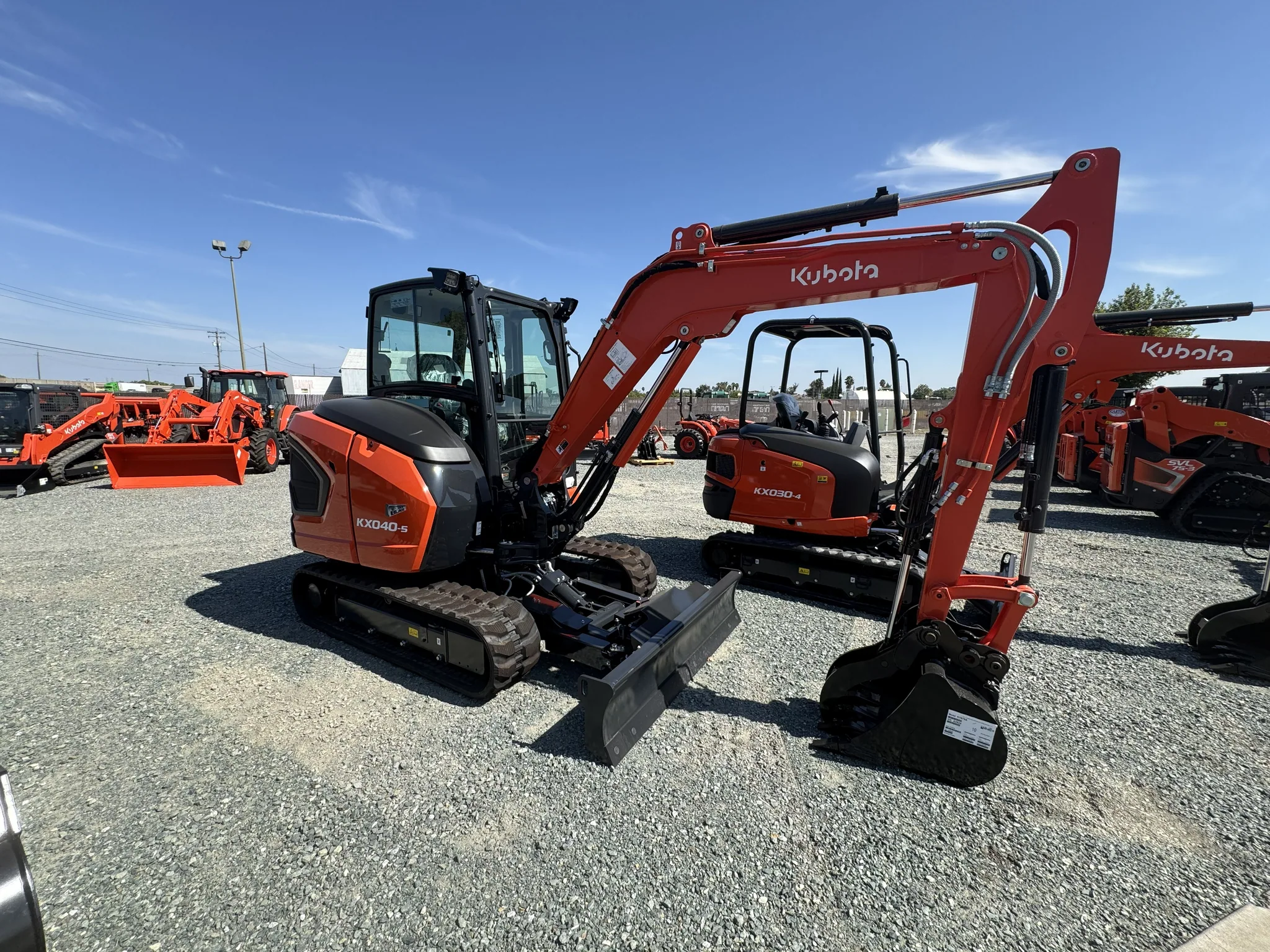 Actual stock photo of Kubota Construction KX040-5R3TP, stock 026688