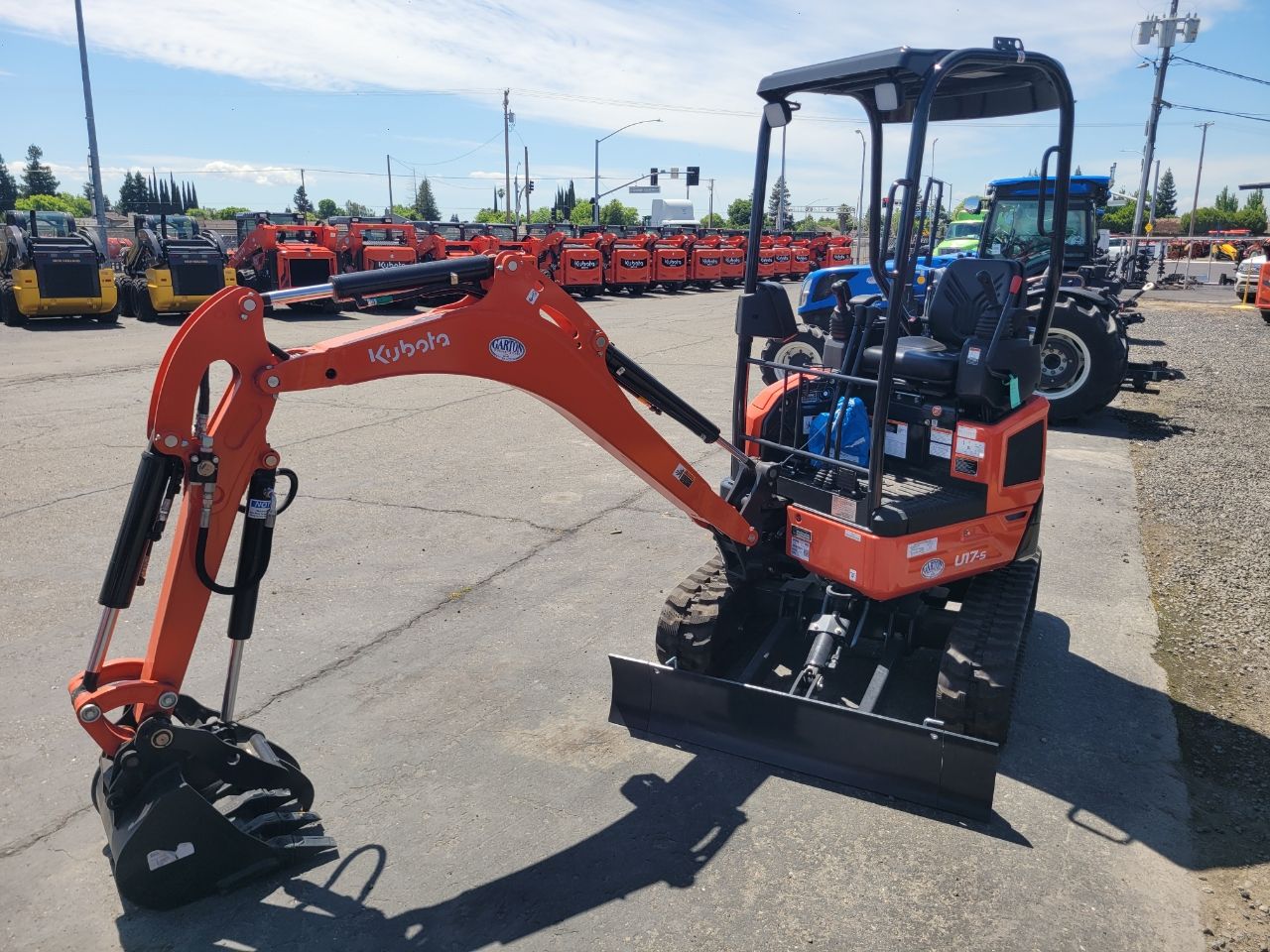 Actual stock photo of Kubota Construction U17-5, stock 017307