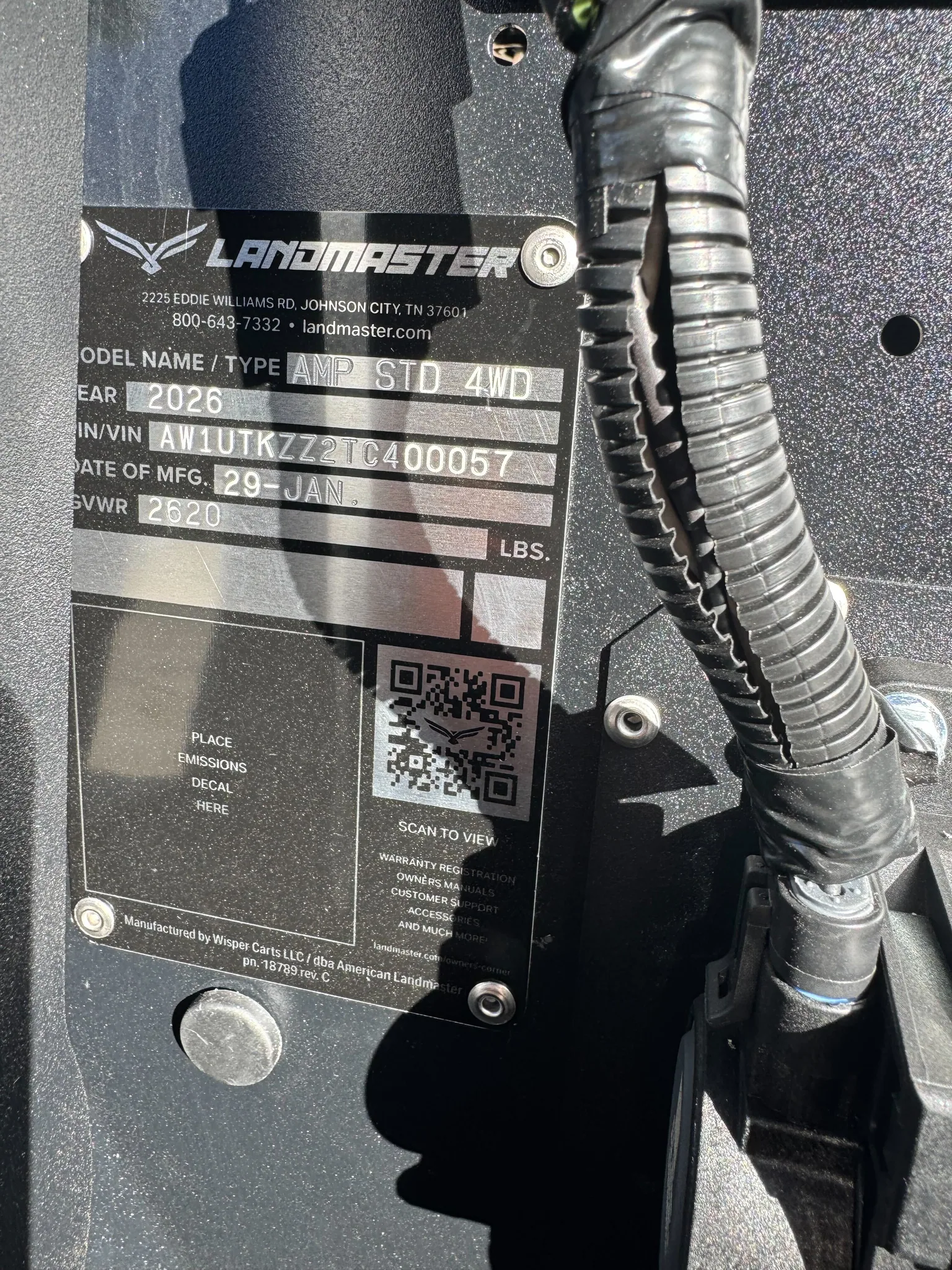Actual stock photo of Land Master AMP (4X4), stock 025070