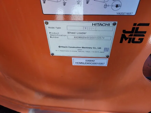 Actual stock photo 2 of Hitachi LANDCROS ZW220-7HL, stock 026842