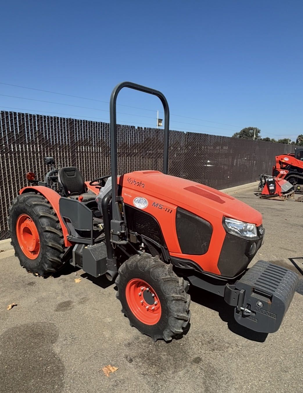 Actual stock photo of Kubota M5N-111HD24, stock 008176