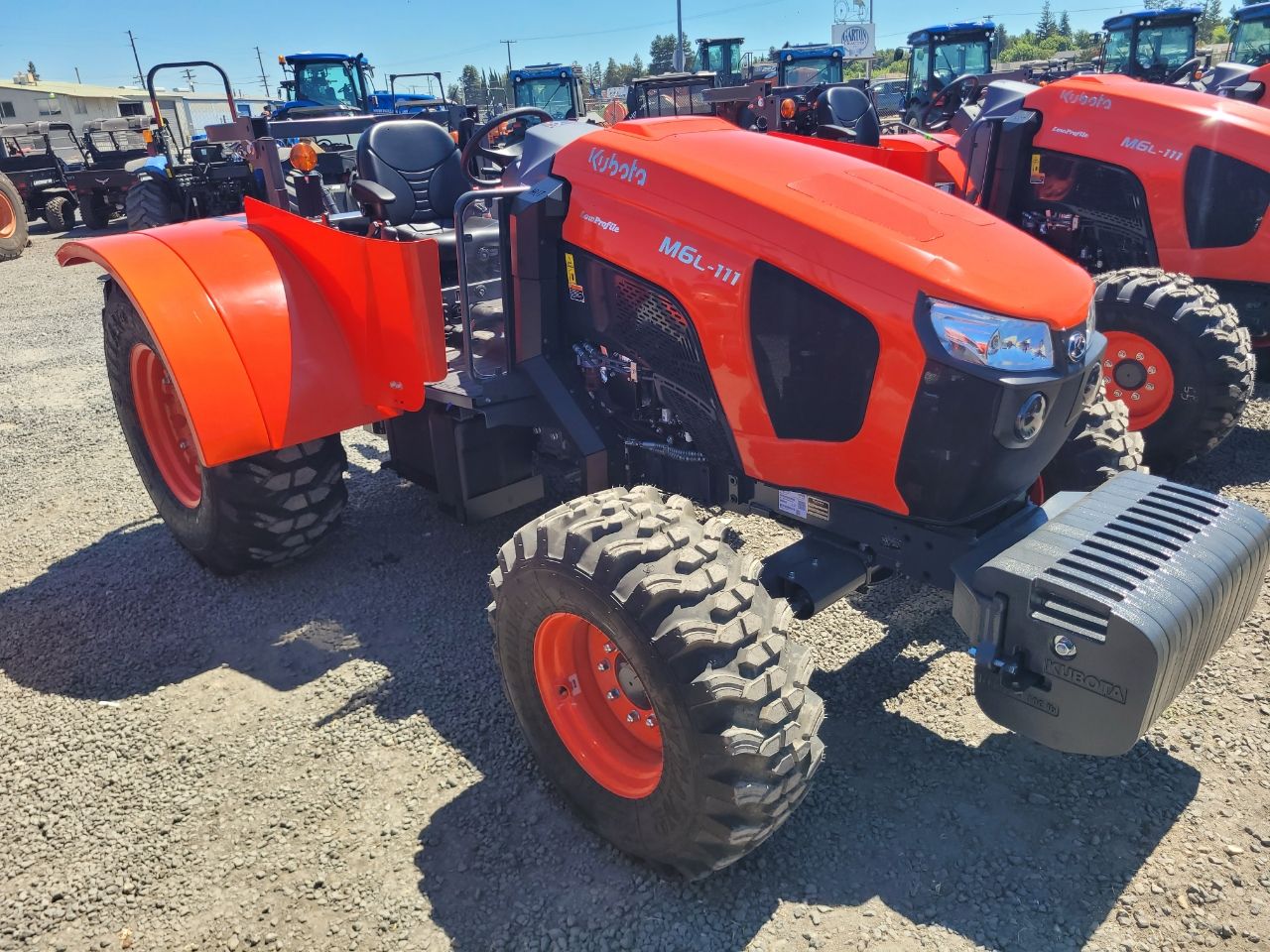 Actual stock photo of Kubota M6L-111SDS, stock 026186