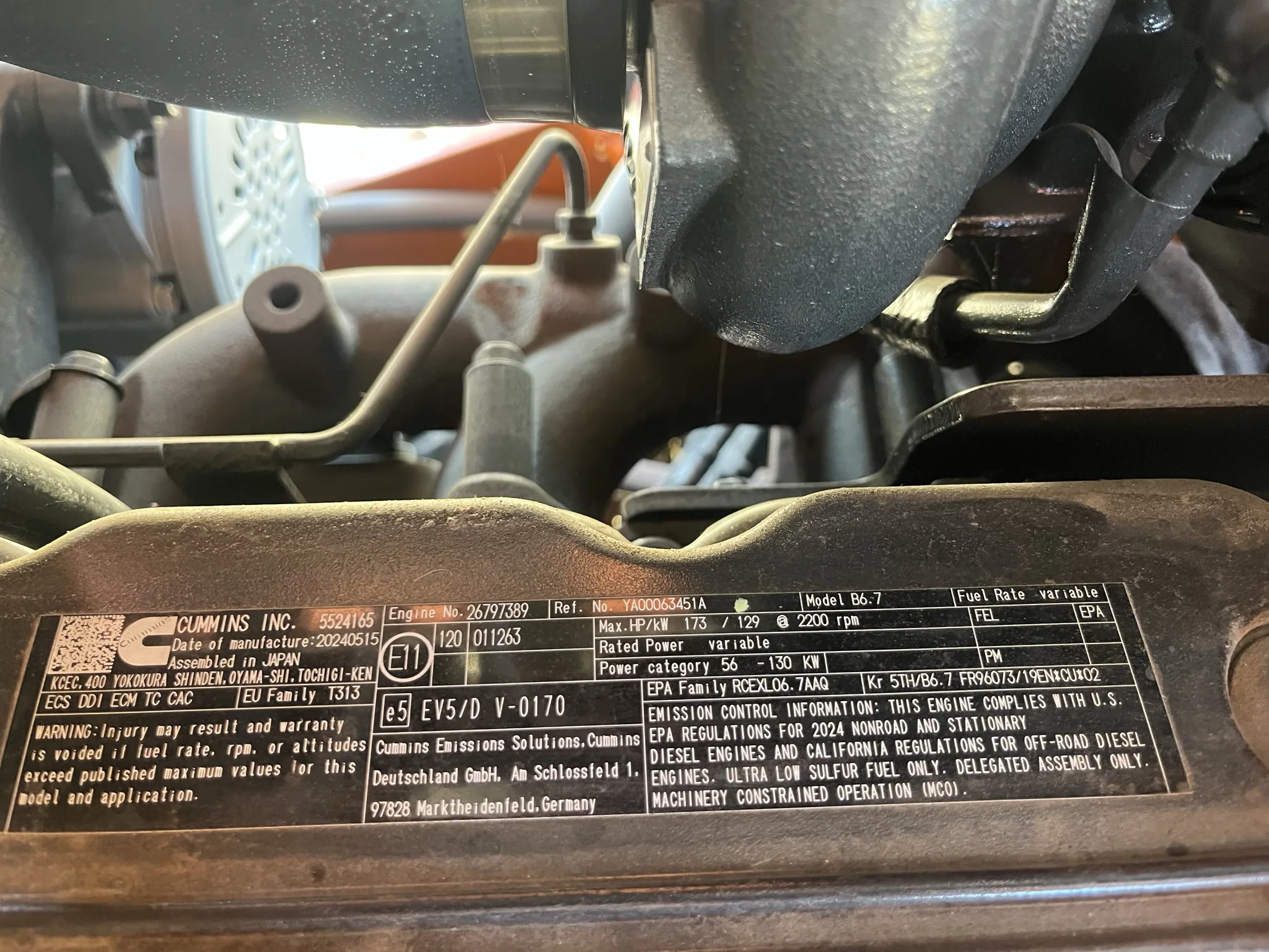 Actual stock photo of Hitachi LANDCROS ZW180-7PL, stock 002673