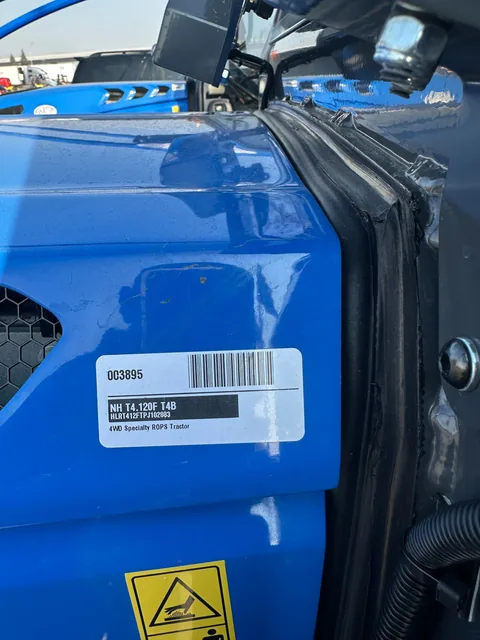 Actual stock photo 2 of 2023 New Holland T4.120F T4B, stock 003895