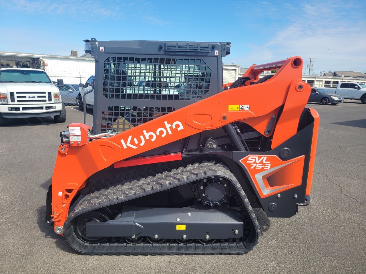 Actual stock photo of Kubota Construction SVL75-3HFWVR, stock 027496