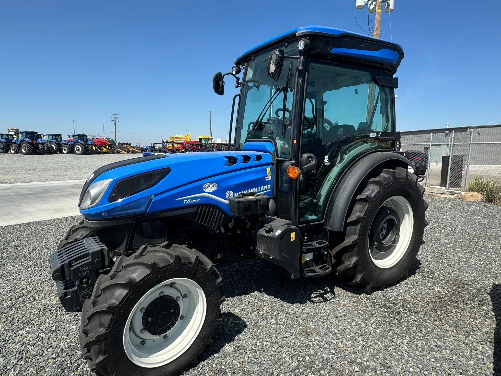 Actual stock photo of New Holland T4.120F T4B, stock 001469